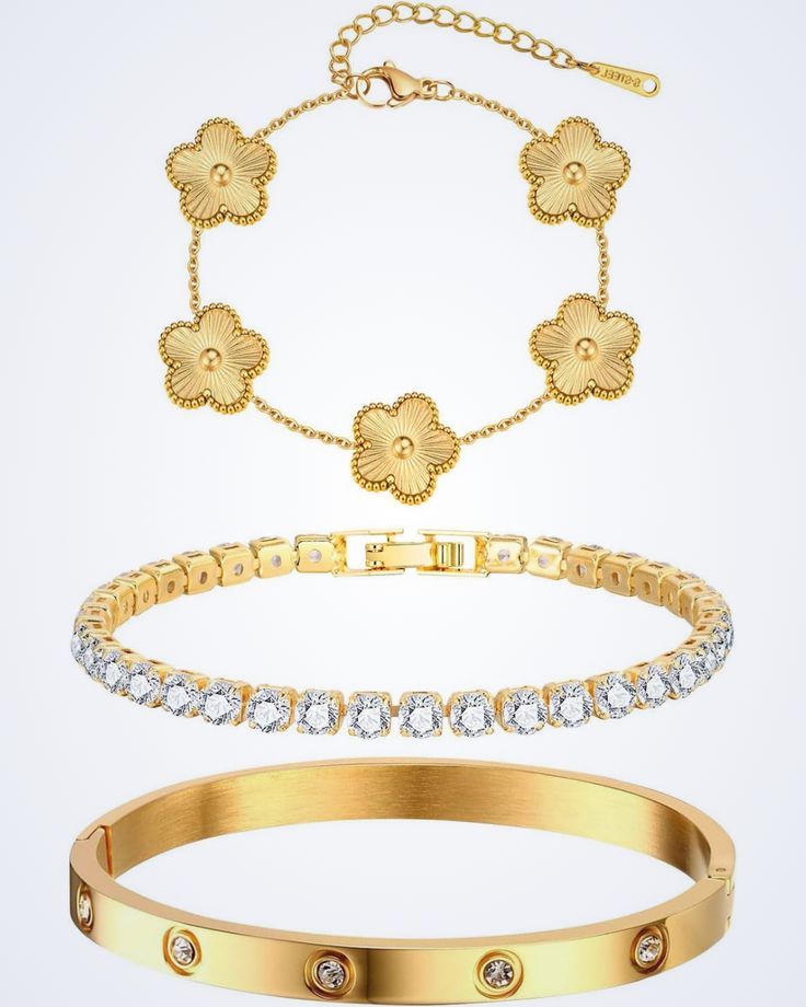 Stainless Bracelet Set